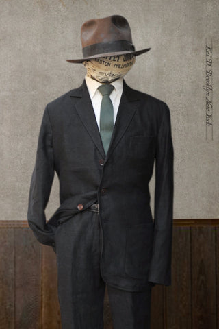 Shoemaker's Jacket - Crosshatched Linen Twill - M, L, XL
