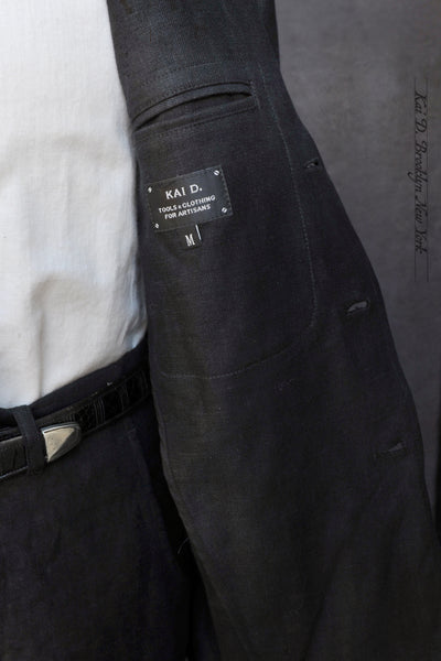 Shoemaker's Jacket - Crosshatched Linen Twill - M, L, XL