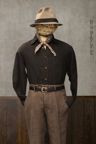 Long Sleeve Cassady Shirt - Black - M, L, XL
