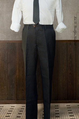 Lukas Pants - Japanese Black Linen - 32, 34, 36, 38