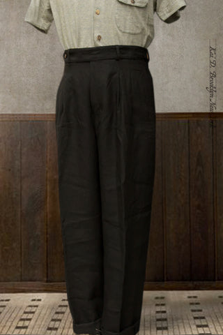 Wide Leg Matisse Pants - Belgian Black - 34, 36