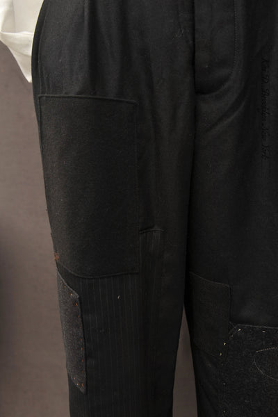 Matisse Boro Pants - Black Virgin Wool - 34 (NO RETURN)
