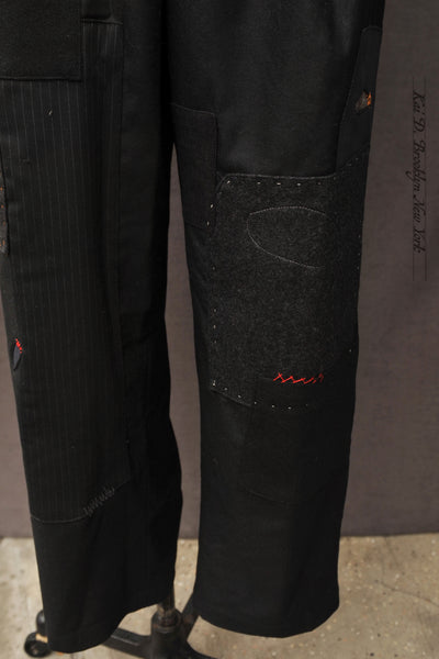 Matisse Boro Pants - Black Virgin Wool - 34 (NO RETURN)