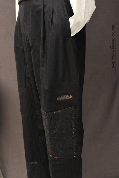 Matisse Boro Pants - Black Virgin Wool - 34 (NO RETURN)