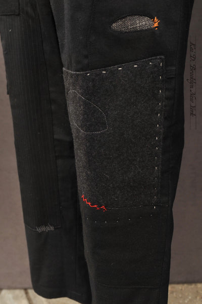Matisse Boro Pants - Black Virgin Wool - 34 (NO RETURN)