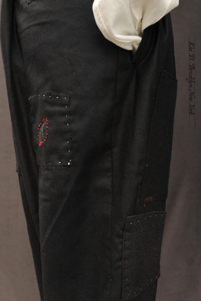 Matisse Boro Pants - Black Virgin Wool - 34 (NO RETURN)