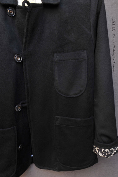 Mead Jacket - Wool/ Cashmere Black -  M