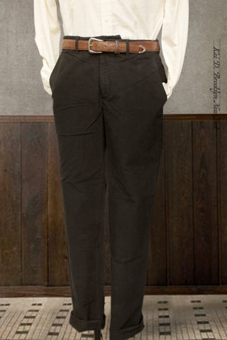 Kerouac Slim Pants - Black Baby Moleskin - 30, 32, 34, 36, 38