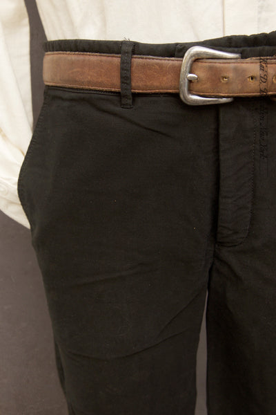 Kerouac Slim Pants - Black Baby Moleskin - 30, 32, 34, 36, 38