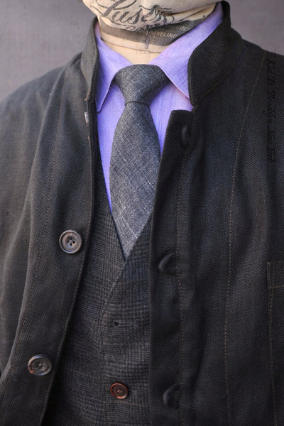 O'Hara Shirt - Heavy Linen - Black - M, L, XL