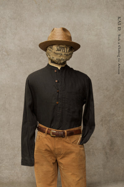 Okada Pop Over Shirt - Black  - M, L