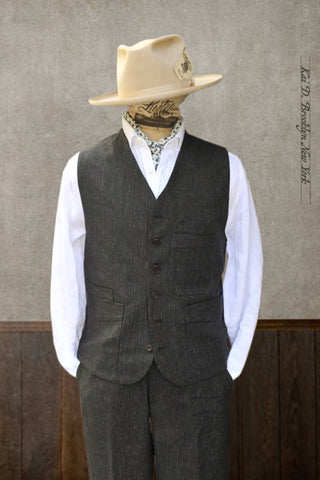 Shoemaker's Vest - Black Pin - S, M, L, XL, XXL