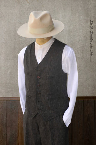 Tradesman Vest - Black Pin - XL
