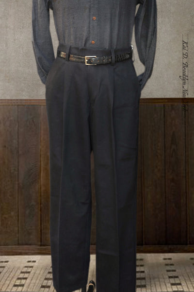 Sheffield Trousers - Navy Twill - M, L