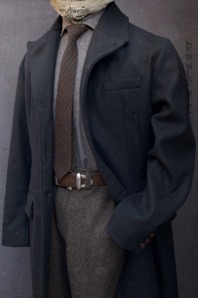 Heavy Wool Shelby Over Coat - S, M, L, XL (NO RETURN)