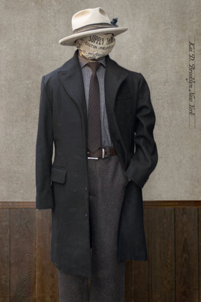 Heavy Wool Shelby Over Coat - S, M, L, XL (NO RETURN)