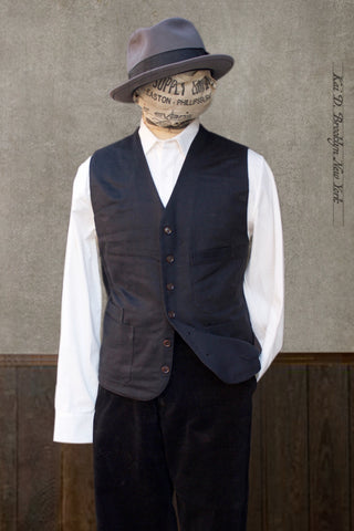 Shoemaker's Vest - Black Cashmere - XL