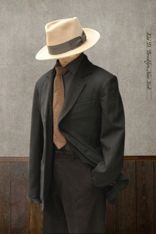 Shoemaker's Jacket - Wool Cashmere herringbone - S, L