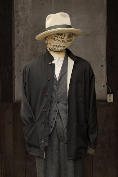 O'Hara Shirt - Super 120s Virgin Wool - Black - S, M, L