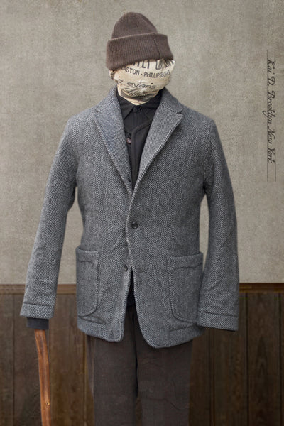 Padded Wool Blazer Coat  - M, L, XL (NO RETURN)
