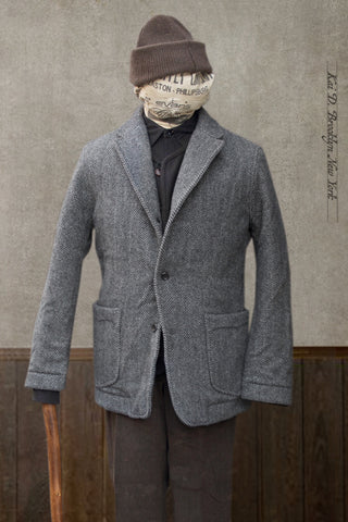 Padded Wool Blazer Coat  - M, L, XL (NO RETURN)