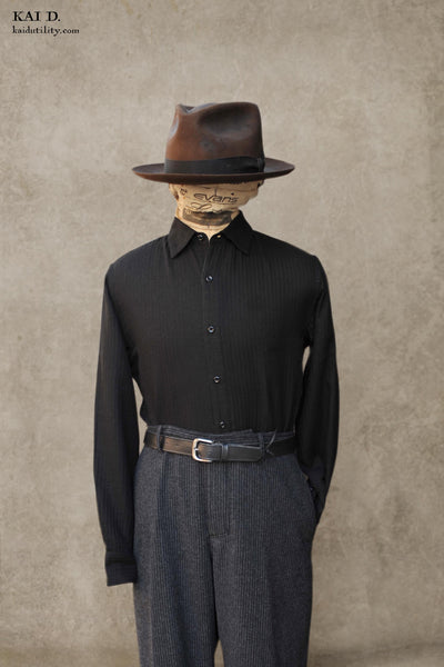 Delancey Shirt - Corrugated Double Gauze Cotton - S, M, L, XL, XXL