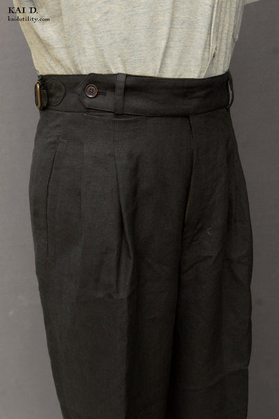Wide Leg Matisse Pants - Belgian Black - 34, 36