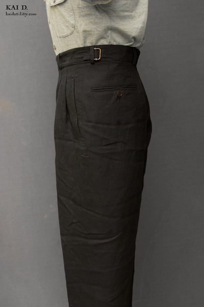 Wide Leg Matisse Pants - Belgian Black - 34, 36