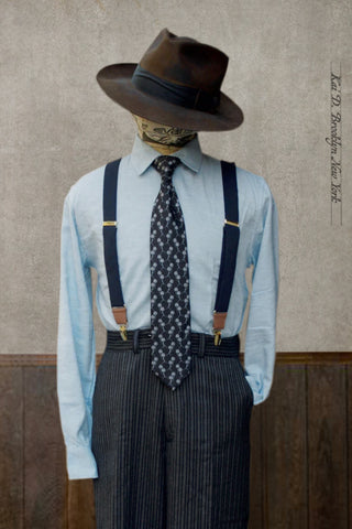 Delancey Shirt - Blue Artisan Twill - S, M, L, XL, XXL