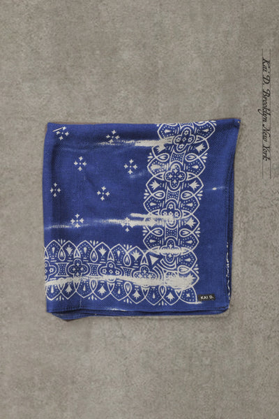 Bandana - Indigo Wool