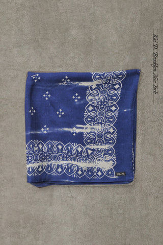 Bandana - Indigo Wool