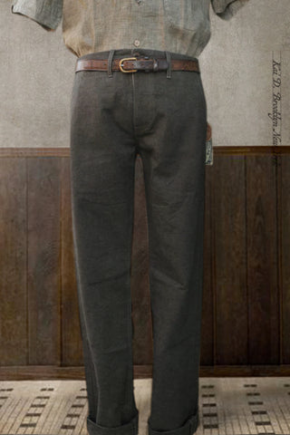 Bologna Slim Cut Trousers - Texture Green - 30, 32, 36