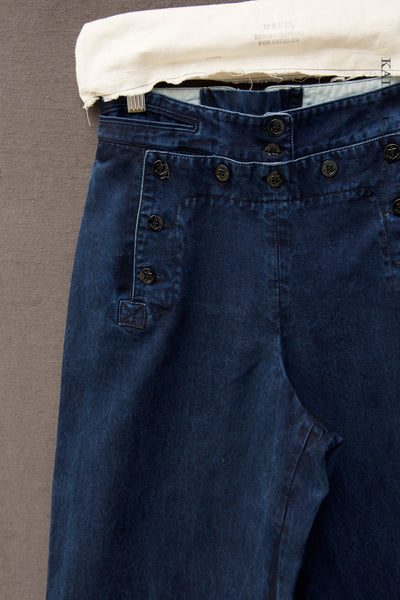 Sailor Pants - Stone Washed indigo -  XS, L