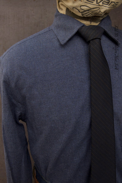 Cassady Shirt (Relaxed Cut)- Blue Baby Flannel - M, L, XL