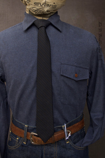 Cassady Shirt (Relaxed Cut)- Blue Baby Flannel - M, L, XL