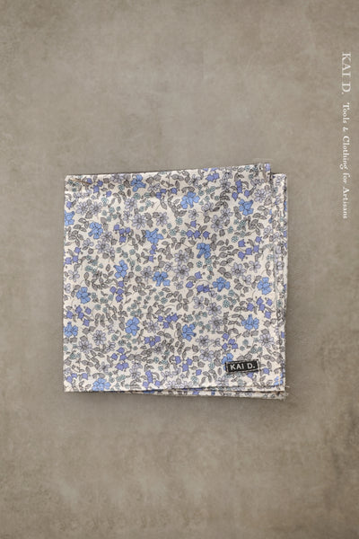 Liberty Floral Pocket Square - Petite Blue Floral