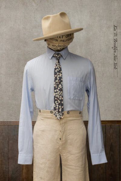 Henning Shirt - Pale Blue - XL (Relaxed Cut)
