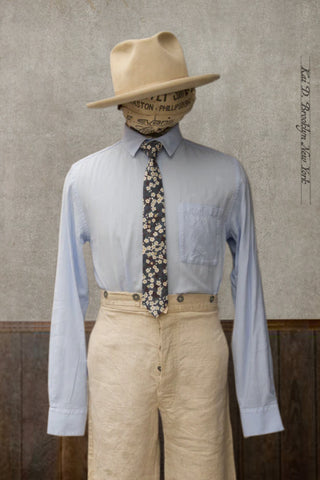 Henning Shirt - Pale Blue - XL (Relaxed Cut)