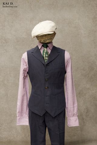 William Vest - Blue Pin - S, M