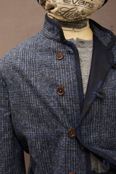 Meeker Jacket - Wool Cashmere Texture Plaid - M, L, XL