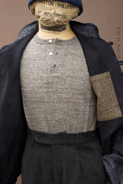 Meeker Jacket - Wool Cashmere Texture Plaid - M, L, XL