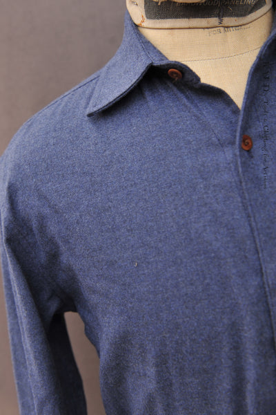 Cassady Shirt (Relaxed Cut)- Blue Baby Flannel - M, L, XL