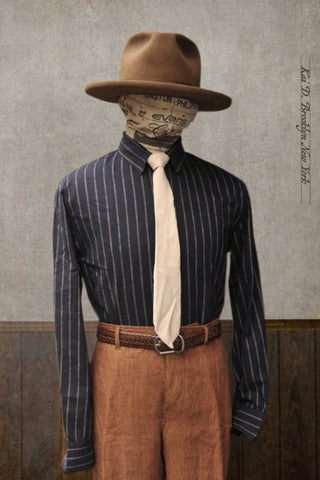 Delancey Shirt - Blue Twin Stripe - S, L, XL
