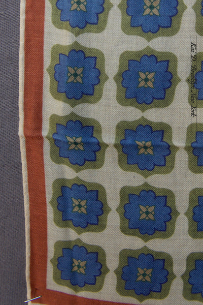 Light Wool Pocket Square - Bold Geo Print