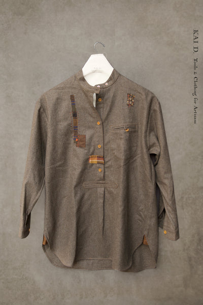Frankenthaler Shirt - Brown Heather - M