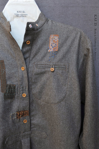 Frankenthaler Shirt - Boro Brown Heather - XS