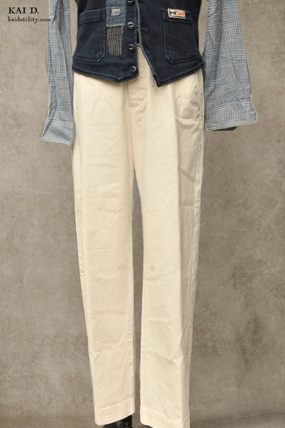 Bosun Pants - Comfort Organic Cotton Twill - 30, 32, 36