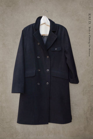 Keaton Trench Coat - Japanese Boucle Wool -  XS, S, M