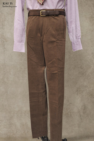 Brancusi Pants - Saddle Brown - 30, 32, 34