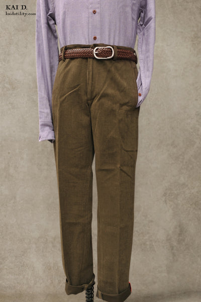 Brancusi Pants - Greenish Brown - 31